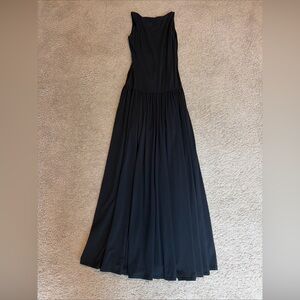 Abercrombie Modal Low Open Back Drop Waist Maxi Dress Flowy Size Small